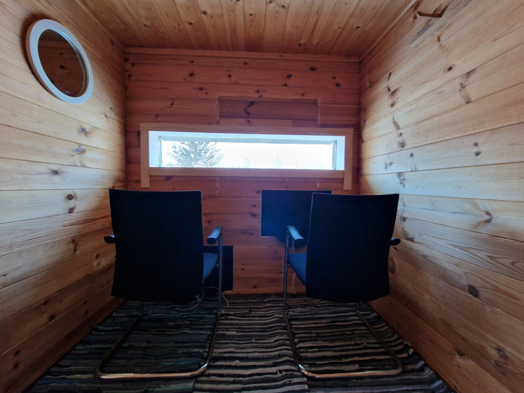 golden eagle photography hide in estonia, europe