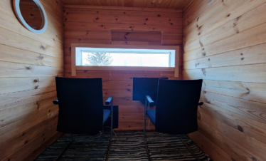 golden eagle photography hide in estonia, europe