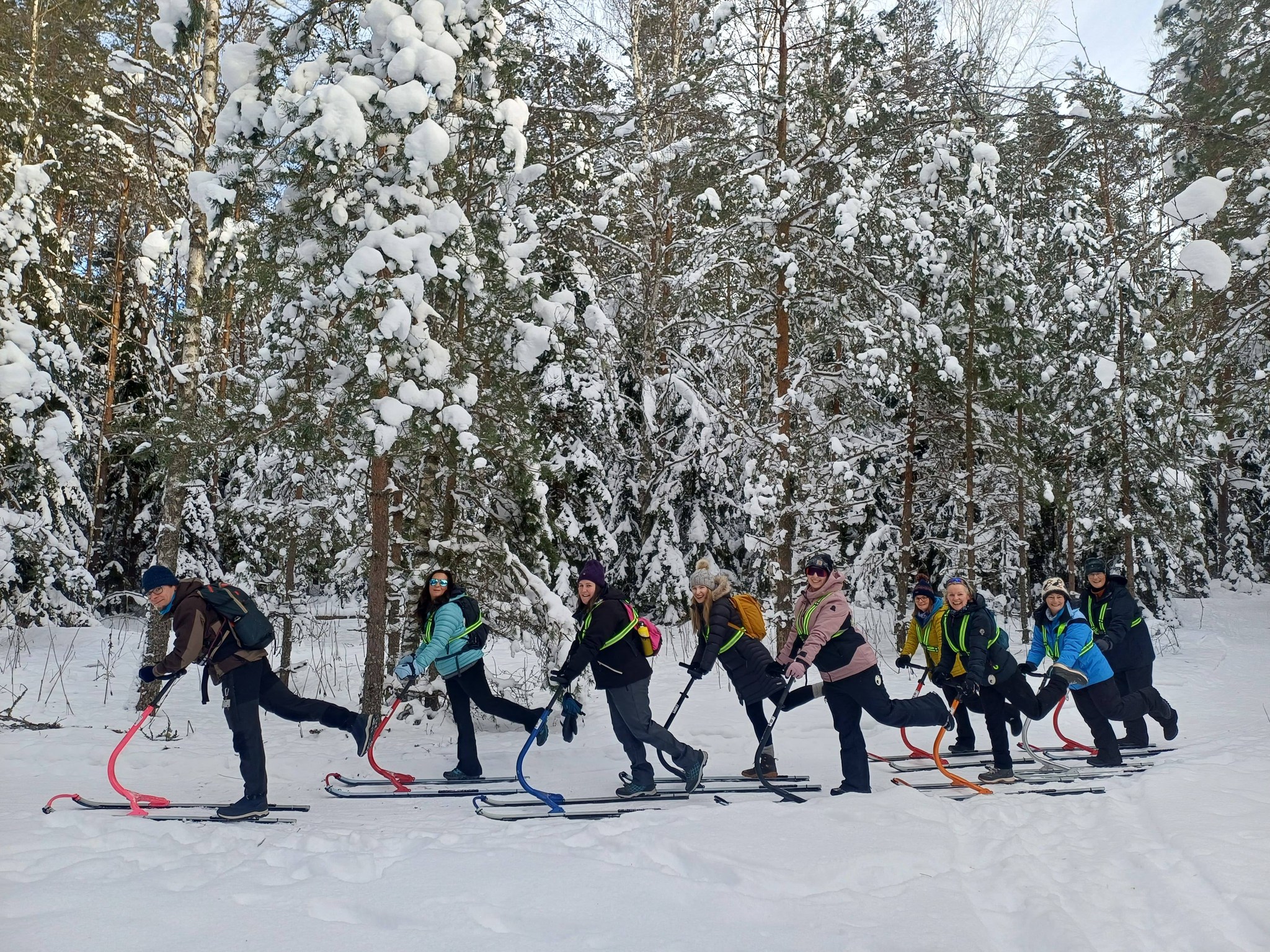 winter tours in esatona kicksledding