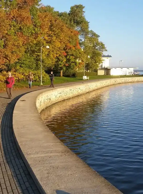 estonia coastal promenade autumn seaside walk