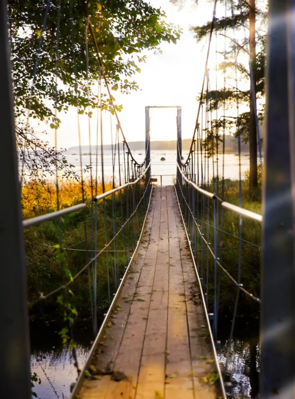 Natur- und Wanderlandschaft im Lahemaa-Nationalpark in Estland