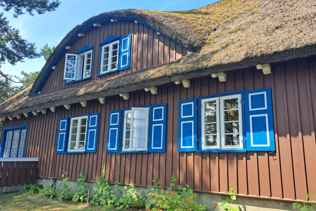 Kleiner Küstenort Nida in Litauen an der Kurischen Nehrung