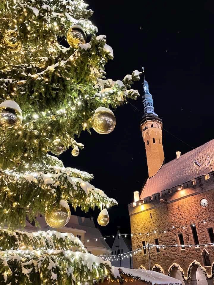 tallinn christmas market estonia winter