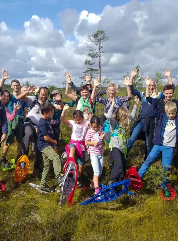 Geführte Moorwanderung mit Schneeschuhen in Estland – unberührte Natur erleben