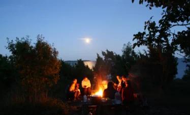 kayaktour at hiiumaa bonfire estonia adveture