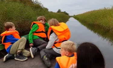 estonia canoe tour children and family river