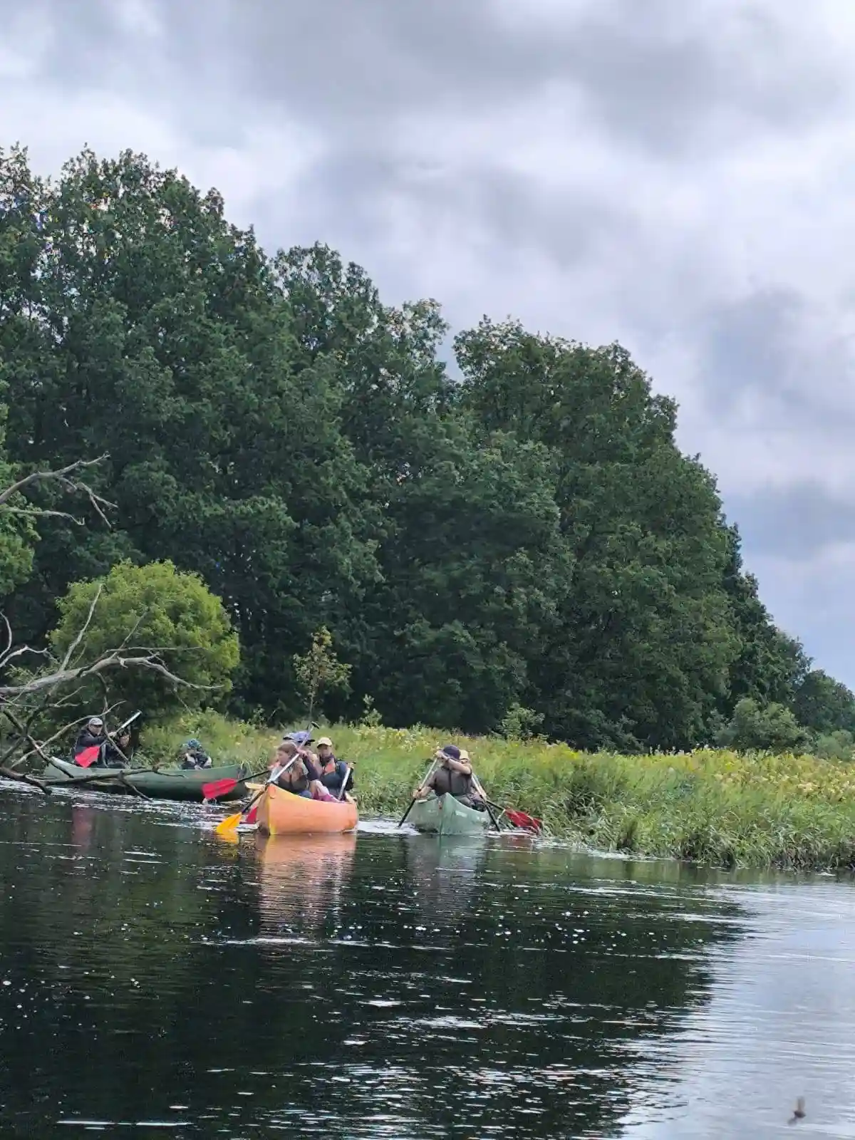 estonia canoeing river adventure group nature