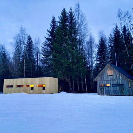 eagle winter watching hide estonia